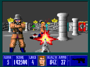 Wolfenstein 3D (1992) ekran görüntüsü